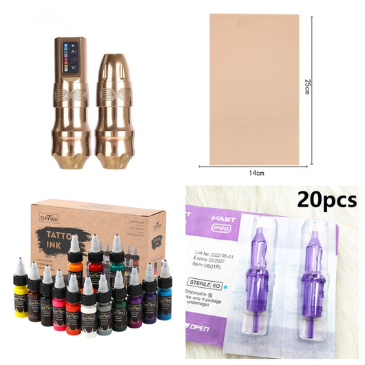 Máquina Tatuadora Inalámbrica Dual Battery - Pluma Profesional Todo en Uno - Image 10