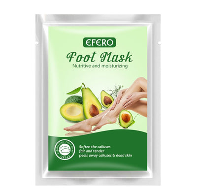 Mascarilla Exfoliante para Pies con Lavanda y Rosa - Elimina Callos y Piel Muerta