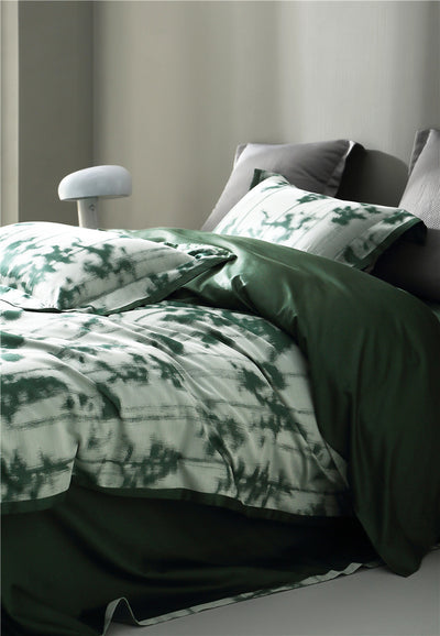 Juego de Cama Jacquard Algodón Puro Estilo Retro Americano 4 Piezas - Image 14