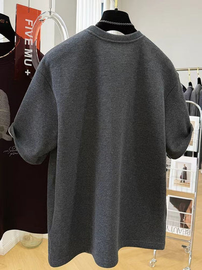Playera Corta Estilo Occidental Púrpura Gruesa Premium - Image 16