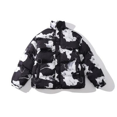 Chaqueta Acolchada Oversize con Bloques de Color - Algodón para Hombre y Mujer - Image 21