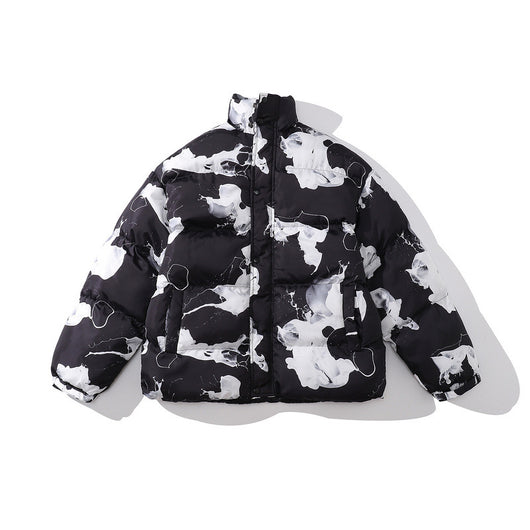 Chaqueta Acolchada Oversize con Bloques de Color - Algodón para Hombre y Mujer - Image 21