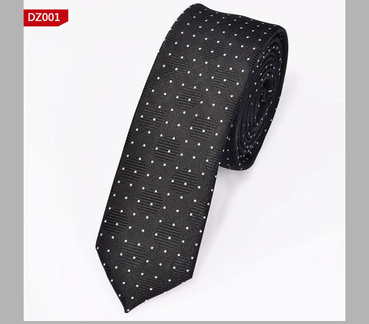 Corbata Angosta Estilo Británico 5cm - Teñida en Fibra de Poliéster - Image 46