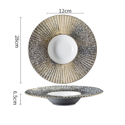 Soporte para Platos Estilo Occidental con Diseño de Sombrero de Paja - Image 5