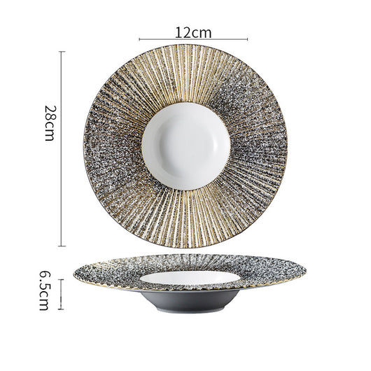 Soporte para Platos Estilo Occidental con Diseño de Sombrero de Paja - Image 5