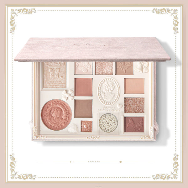 Paleta Todo en Uno: Sombras, Rubor e Iluminador con Acabado Embossed