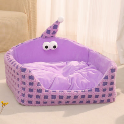 Nido Triangular Desmontable para Mascotas - Cama Térmica Acolchada para Gatos y Perros - Image 3