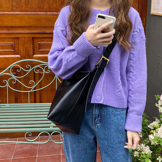 Bolso de Hombro Minimalista Soft Collapse Uso Diario - Image 18