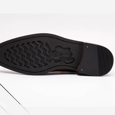 Zapatos de Cuero Marrón para Negocios - Elegancia Profesional para Hombre - Image 5