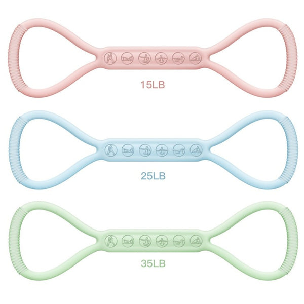 Kit de 3 Bandas Elásticas de Silicona para Glúteos y Piernas - Resistencia Variable - Image 8