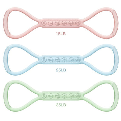 Kit de 3 Bandas Elásticas de Silicona para Glúteos y Piernas - Resistencia Variable - Image 8