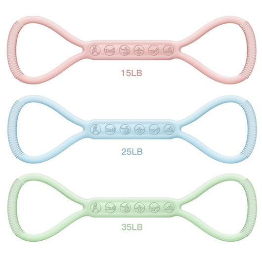 Kit de 3 Bandas Elásticas de Silicona para Glúteos y Piernas - Resistencia Variable - Image 8