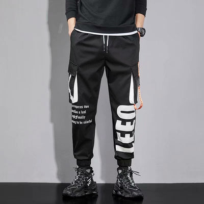 Pantalones Hip Hop Sueltos de Tendencia para Hombre - Primavera - Image 8