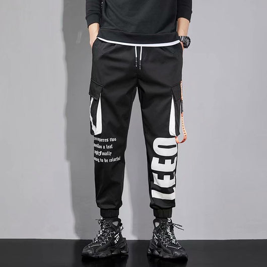 Pantalones Hip Hop Sueltos de Tendencia para Hombre - Primavera - Image 8