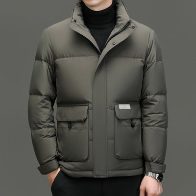 Chaqueta de Plumas con Cuello Alto para Hombre - Abrigo Invernal Premium - Image 3