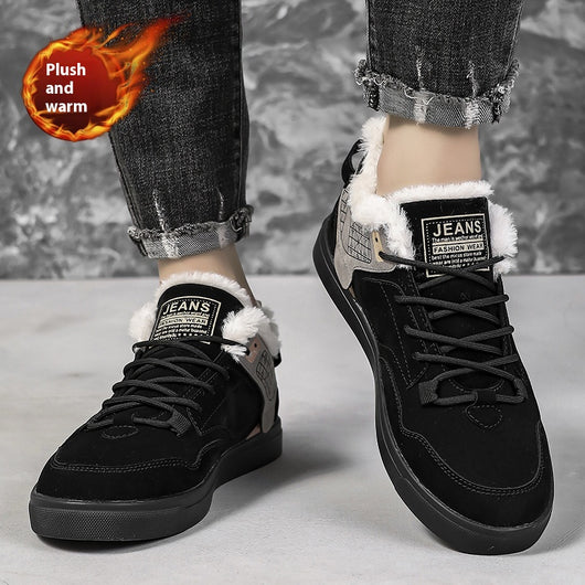 Zapatos Casuales Plus Velvet para Hombre Talla Grande - Image 4