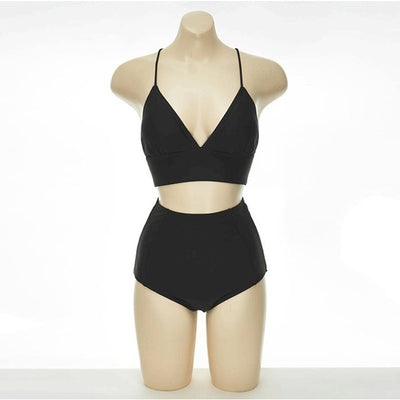 Bikini Talle Alto Dividido para Mujer - Traje de Baño Elegante - Image 3