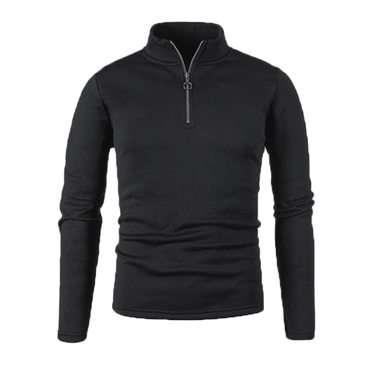 Suéter de Invierno para Hombre con Cierre de Cremallera en Cuello - Image 5