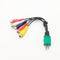 Cable Adaptador AV a 5 RCA para Señal de Video Componente