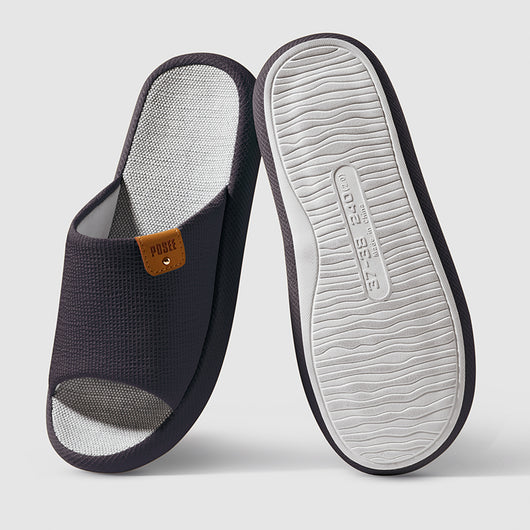 Pantuflas de Lino para Pareja con Suela Suave - Image 6