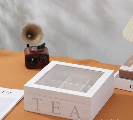 Caja Organizadora de Café con Compartimentos y Tapa Transparente - Image 7
