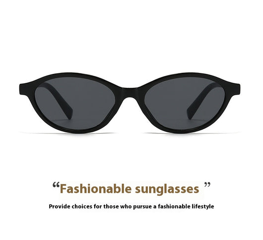 Retro fashion small frame sunglasses with translucent brown frames and yellow oval lenses, viewed from an angle. - Image 12