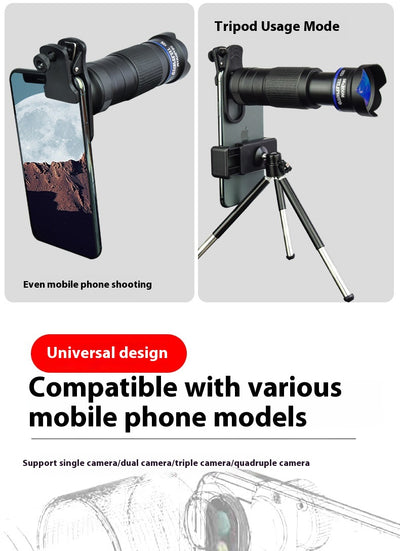 Lente Teleobjetivo 36x para Smartphone - Kit Completo de Fotografía Móvil - Image 13