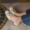 Pantuflas Tipo Mocasín con Tacón Grueso y Detalle Horsebit para Mujer