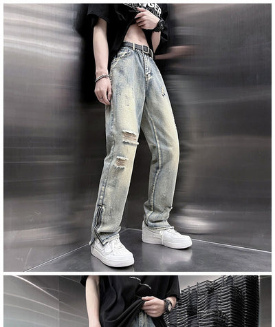 Jeans Holgados para Hombre con Cierre Lateral - Colección Primavera Verano - Image 9
