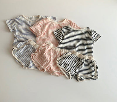 Conjunto Infantil de Algodón: Camiseta Suelta y Shorts - Image 9