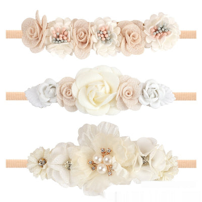 Diadema Floral para Bebé y Niña - Accesorio Delicado