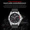 Reloj Deportivo Solar de Acero Inoxidable con Pantalla Digital