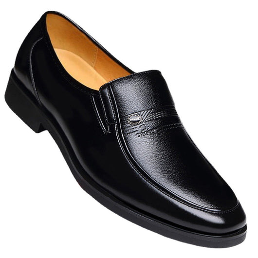 Sandalias Huecas de Cuero Transpirable para Hombre Adulto Mayor - Image 4
