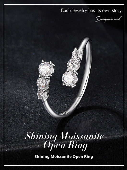 Anillo de Diamante Mozambique Brillante con Charm - Image 21
