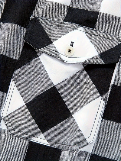 Camisa de Franela a Cuadros para Hombre - Uso Todo el Año - Image 23