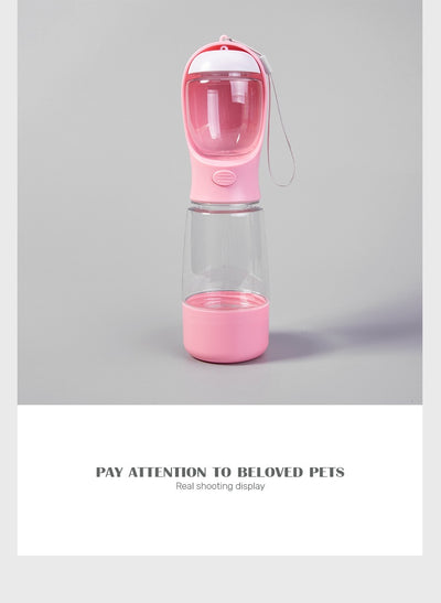 Bebedero Portátil 2 en 1 para Perros y Gatos con Compartimento de Alimento - Image 12