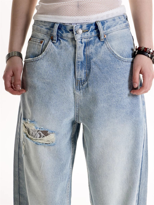 Jeans Rotos Estilo Hot Girl Retro Americano - Image 2