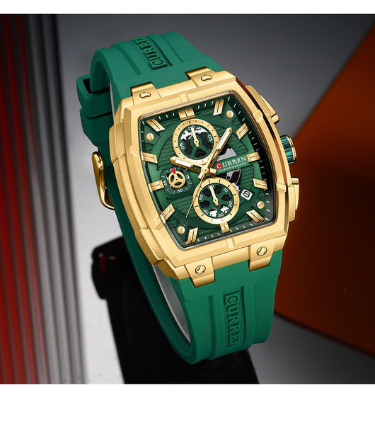 Reloj de Pulsera Hombre Impermeable con Calendario y Seis Agujas - Image 22
