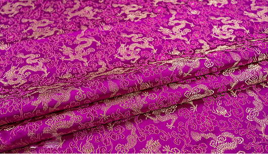 Tela de Brocado Seda Auténtica para Traje Tang Antiguo y Cheongsam - Artesanía DIY - Image 24