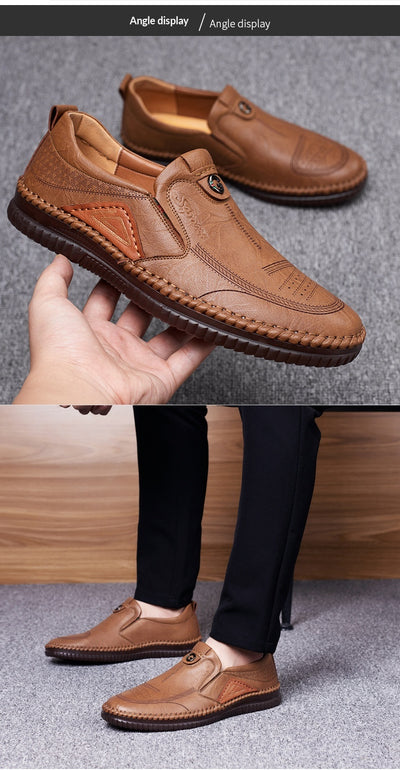 Zapatos Casuales de Cuero para Hombre - Cómodos y Transpirables - Image 16