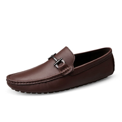 Mocasines de Cuero Genuino para Hombre - Zapatos Casuales de Diseño - Image 16