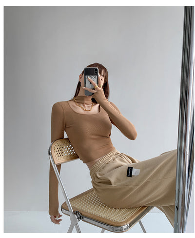 Blusa Halter con Escote Clavicular Hueco - Image 14