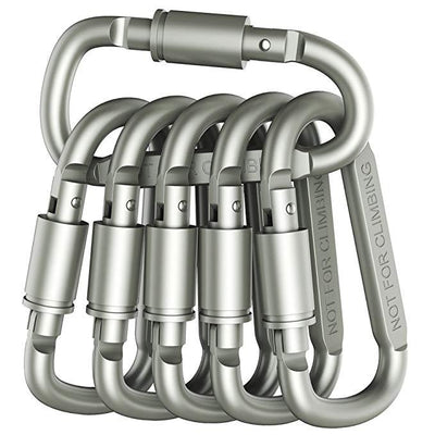 Mosquetón de Seguridad D-Ring Aluminio con Cierre de Bloqueo - Image 10