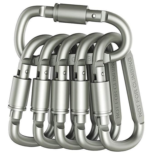 Mosquetón de Seguridad D-Ring Aluminio con Cierre de Bloqueo - Image 10