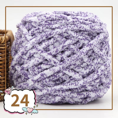 Lana para Tejer Colorida Ice Line - Hilo Grueso Suave para Bufandas Artesanales DIY - Image 27