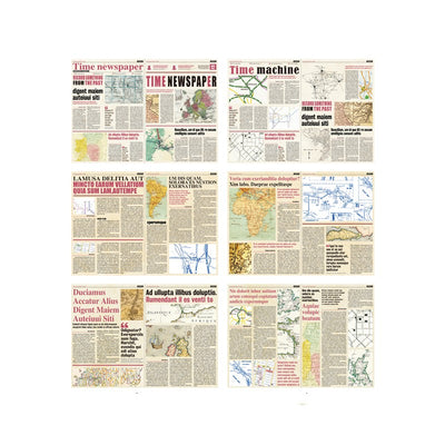 Stickers Adhesivos Retro Doble Cara Tamaño Grande en Papel - Image 5