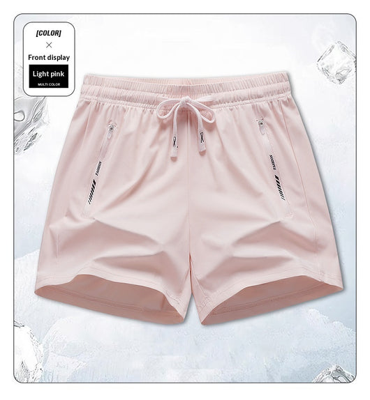 Pantalones Deportivos Hombre Tela Ice Silk Transpirable Ajuste Relajado - Image 10