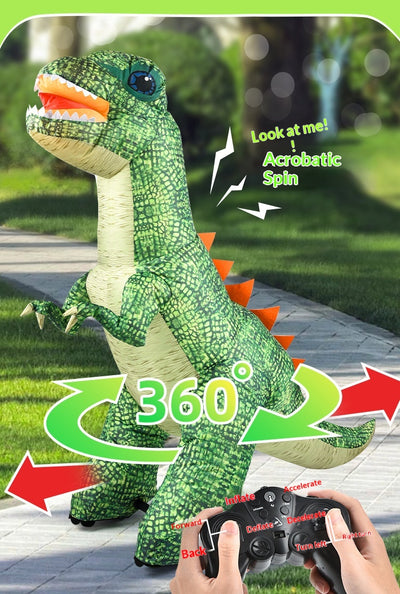 Dinosaurio Inflable Gigante con Simulación Eléctrica para Niños - Image 11
