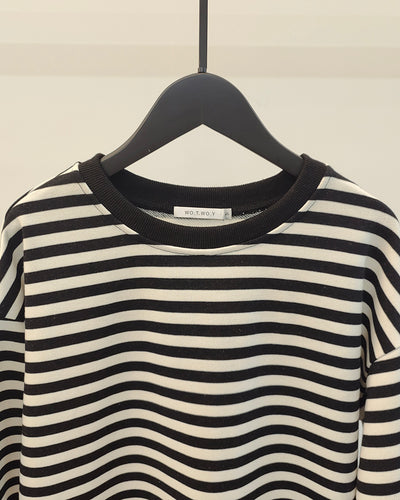 Suéter Tejido Grueso a Rayas para Mujer - Comodidad Casual - Image 26