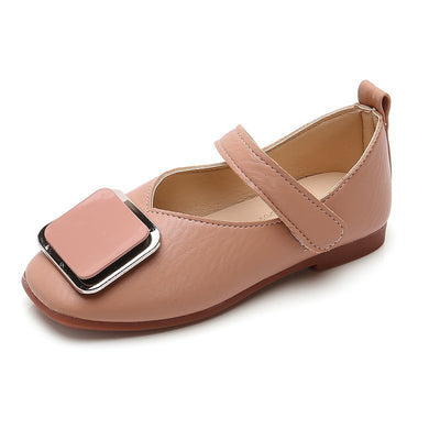 Zapatos de Cuero Suave Retro para Niñas - Diseño Versátil
